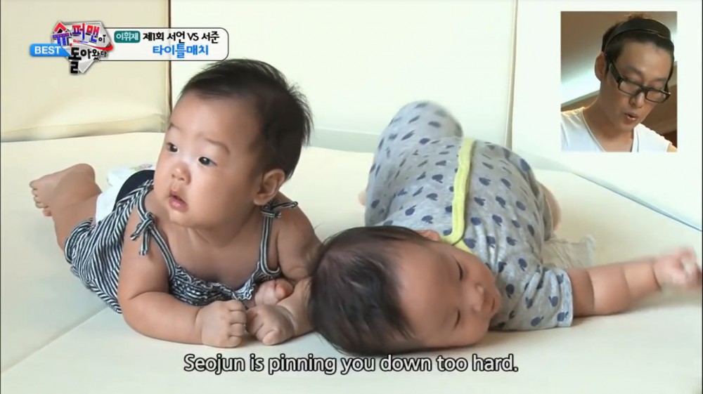 《超人回来了》从试播至节目正式出演的至今,李辉才跟双胞胎儿子书言